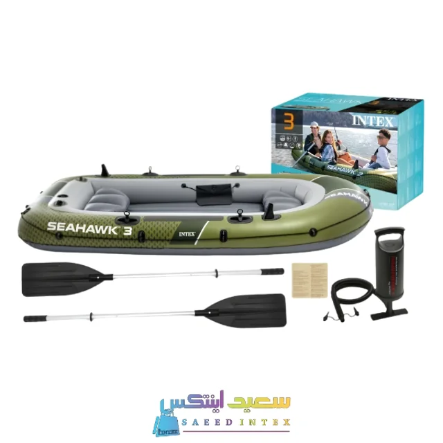 قایق بادی اینتکس Seahawk 3 مناسب تفریح و ماهیگیری